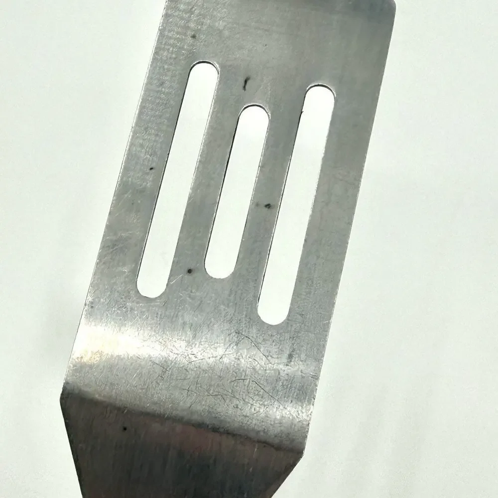 Mini 8 inch Spatula Stainless Steel Made In Japan Wooden Handle Vintage